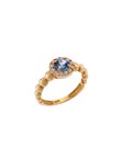 Δαχτυλίδι Ροζέτα Χρυσό Κ14 με Ζιργκόν
