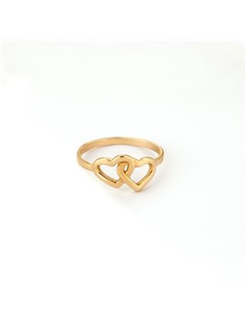 Δαχτυλίδι Χρυσό Κ9 με Καρδιά