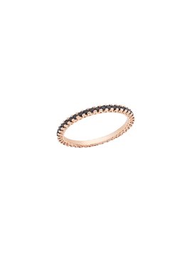 Δαχτυλίδι Ολόβερο Ροζ Χρυσό 14Κ με Ζιργκόν