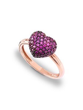 Δαχτυλίδι Χρυσό 14Κ σε Ροζ Χρώμα με Ζιργκόν