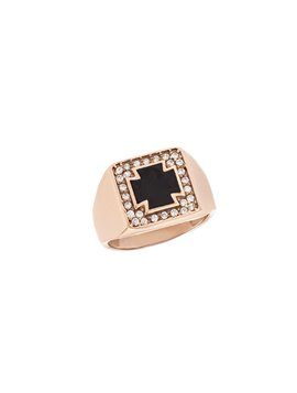 Δαχτυλίδι από Χρυσό 9Κ σε Ροζ Χρώμα με Ζιργκόν