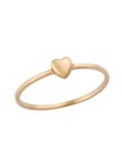 Κίτρινο Δαχτυλίδι Κ9 με Καρδιά