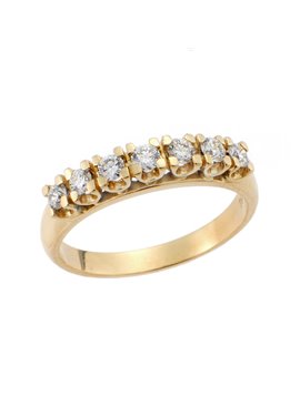 Δαχτυλίδι Σειρέ με Διαμάντια 18Κ Χρυσό
